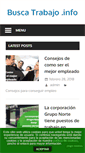 Mobile Screenshot of buscatrabajo.info