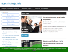 Tablet Screenshot of buscatrabajo.info